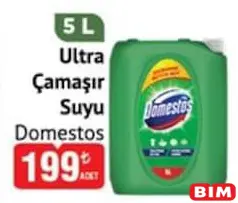 DOMESTOS ULTRA ÇAMAŞIR SUYU 5 L fiyat ve kampanya bilgisi